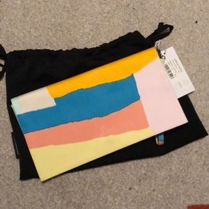 Colorful Marimekko clutch